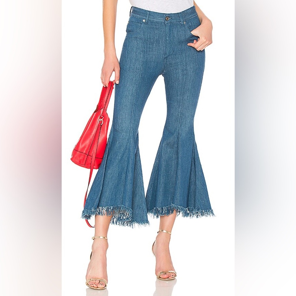 GOLDEN GOOSE DELUXE BRAND Lycia Pants in Solid Green Blue